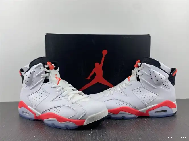 384664-123 White Jordan 6 Retro Infrared (2014) 0519